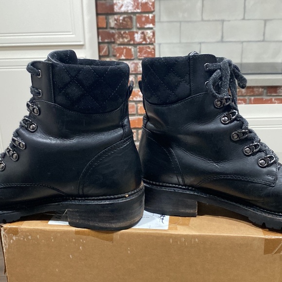 FRYE samantha hiker leather boot womens 11 - Picture 6 of 8